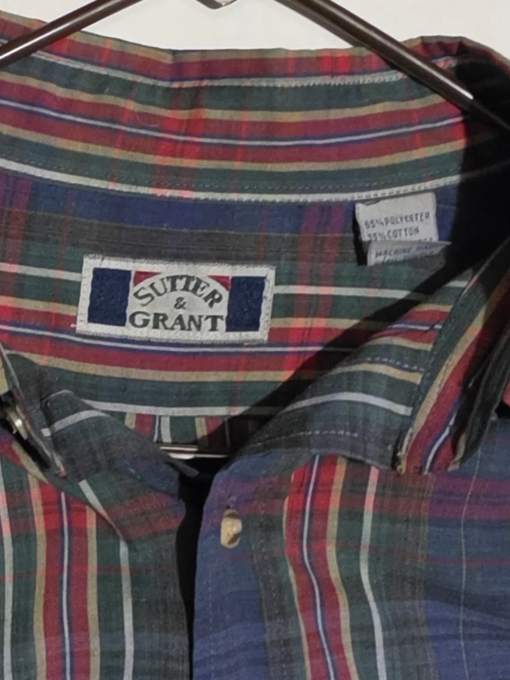Sutter & Grant BIG & TALL Plaid Shirt - Picture 3 of 3